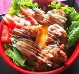 大人の唐揚げ丼(レディース用)ミニ（ひよこのふわとろオムライス (Dining Bar Milk Tea)）