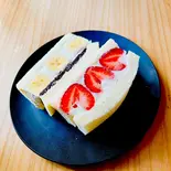 旬のいちごサンド&バナナオレオサンド(Morning Fellow神楽坂)