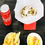 チキンケバブピタ ドリンクセット C.Shawarma ＆ drink set（ファラッフェル タイム）