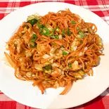 野菜チョウミン Vegetable Fried Noodles(インド料理 スワガット 富士見ヶ丘店)