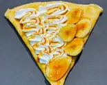 ホイップ+バナナ+キャラメルソース+ダブルホイップ(W crepe)