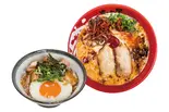 赤辛牛じゃんラーメン焼豚丼セット（ラーメンまこと屋 岩塚本通店）