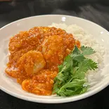 海老チリ飯(中華ばんばん)