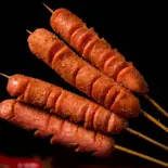 ソーセージ揚げ二本入り Two fried sausages（茶の物語 池袋店）