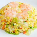 エビとレタスのチャーハン（中華料理華馨園）