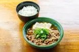 【白ご飯セット】特製肉吸い 小(肉120g・豆腐入り)（うどん色彩）