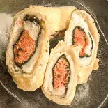 ササミ明太子包み揚げ（牡蠣処 一燈照隅）