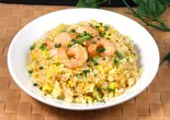 海老チャーハン Shrimp Fried Rice（龍興楼）