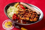 トリプルミックスカレーB(ロースカツ＆素揚げ野菜＆ウインナー)（元祖金沢チャンピオンカレーデリバリー 豊中店）