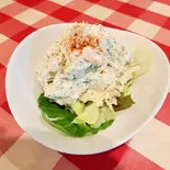 ガーリック＆チーズ風味のポテサラ Potato salad with garlic and cheese（ふれんち食堂UMEYA）