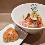 ビビン麺 + おにぎり（ちるり 堀江店）
