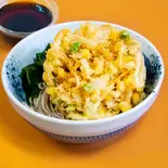 冷しかき揚げそば（しぶそば溝の口店）