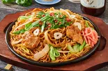 国産鶏むね焼そば(国産牛ホルモン焼きそば ホルそば亭 蕨中央)