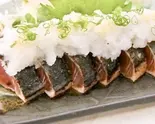 鰹のたたき katuonotataki（居酒屋亀屋 平尾店）