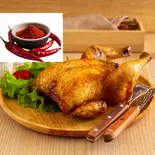 特製レッドチリペッパーローストチキン 丸鶏1羽(8ピースカット)（【油不使用のローストチキン】JOY ROASTER(ジョイロースター)）