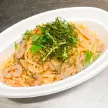 たらこスパゲッティ(いちかわ名産「いちくわ」入り)（CafeWanishan）