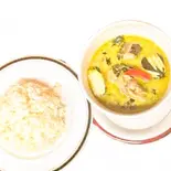 グリーンカレーセット GreenCurrySet（インドネパールレストランアンドバールンビニ）