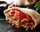 『ヘルシーチキン』ケバブ ピタパンサンド（Mrs Istanbul Kebab Delivery 高宮1丁目2号店）