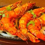 タンドリープラウン 4P/Tandoori Prawn 4P（インドネパールレストランカリスマ神戸湊川店）