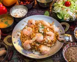 エビビリヤニセット Shrimp Biryani Set(神戸アールティーインドカレー 新長田本店)