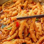 レモン風味のピリ酢骨抜き鶏爪(柠檬酸辣无骨鸡爪)（正宗中国味·羊大厨）
