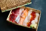 海鮮六色箱弁当(ご飯大盛)(EN別邸 中央林間店)