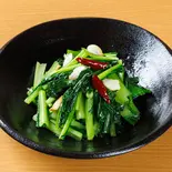 青菜のガーリック炒め（蜀留香）