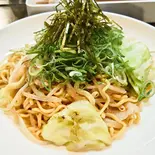 豚ネギ塩焼きそば(お好み焼 まるう)