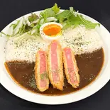 欧風黒バター厚切りハムカツカレー(ごはん350g)（spicy motel）