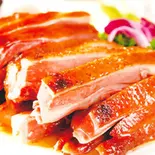 北京合鴨の燻製/Smoked tea duck(中華料理 龍門)