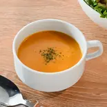 ヘルシー野菜スープ【冷製にんじんポタージュ】Healthy Veggie Soup【Chilled Carrot Potage】（チョップドサラダ専門店 フィットグリーン 恵比寿 Chopped Salad FitGreen Ebisu）