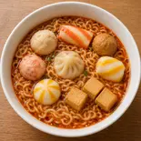 (21) 彩りじゅわっと練りものパーティーセット(缤纷爆汁丸子派对套餐)（にゃんこ麻辣烫住吉店 七福煎餅）