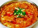 ガーリック エビ マサラカレーセット garlic shrimp Masala curry set（インドカレースワズ）