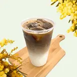 挽きたてコーヒーを使用!アイスカフェラテL(カフェラウンジ四季のいろ)