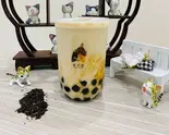 ブランクタピオカ黒ウーロンミルクティー L Black Tapioca Black Oolong Milk Tea (Large)（茶千歳杉田店）