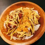 【チェダーチーズ】ゴロゴロお肉のタコライス(ミニ) Chunky Meat Taco Rice（ゴロゴロお肉の牛タコライスと参鶏湯(サムゲタン) 志村坂上店(カラオケCLUB DAM 志村坂上店)）