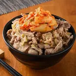 秘伝の極旨塩ダレにんにくキムチ豚丼(豚肉200g)（オーシャンダイニング池袋店）