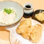 かしわ天ぶっかけ（元咲(げんき)）