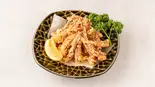 スルメイカのげそ唐揚(四季旬彩 料理人が魅せる神田和食店 桃源郷)