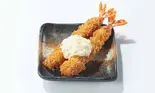 エビフライ(タルタルソース添え)2本（オム玉唐揚げ丼 鶏爛漫 長居店）