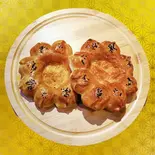 ヒマワリ型のパン Sunflower-form Bread（GoodTime東京赤坂）