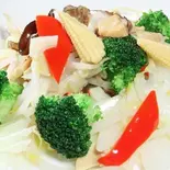 野菜の塩味炒め(中華料理西遊記 成増店)