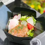 自家製粗びきハンバーグのロコモコ丼(ローストビーフの 空~Kuu~)