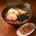 中華そばと餃子セット（横濱とんこつ TUKASA 横浜中華街本店）