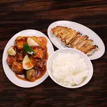 酢豚定食(珉珉 曽根崎店)