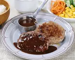 炭焼きハンバーグ2個 ランチ（米とデミグラスなんば店）