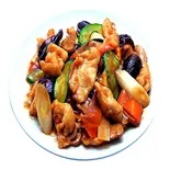 豚肉と茄子特性みそ炒め（中華料理美山飯店）
