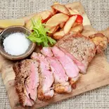 牛リブアイステーキ ライス付きBeef Ribeye Steak（個室居酒屋串桜）
