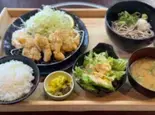 名物！ふぐの唐揚げ定食（ふぐと鉄板焼き ガブ飲み食堂）