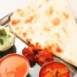 北インドカレー2種類バーベキューセット/North Indian 2 Curry BBQ Set（南インドエスニックレストランエローラパレス洗足池）